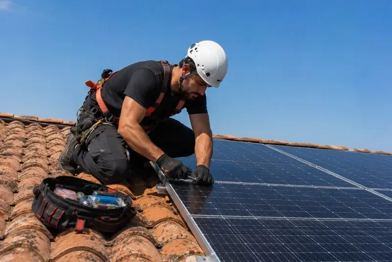 Maintenance et monitoring de panneaux solaires à Loupes