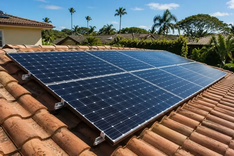 Installation de panneaux solaires à Loupes